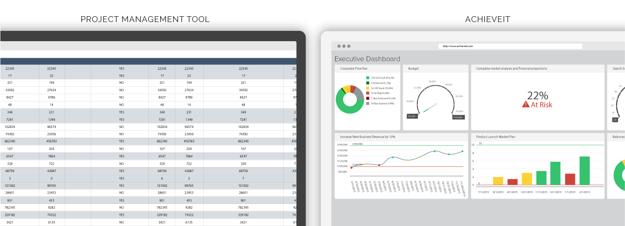 achieveit's strategy execution software vs project management tools