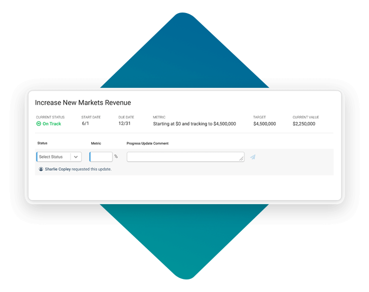 Collect strategic plan updates with automated requests