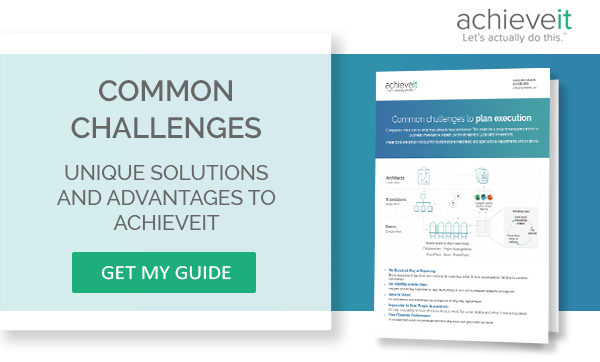Common Challenges to Plan Execution | AchieveIt Guide