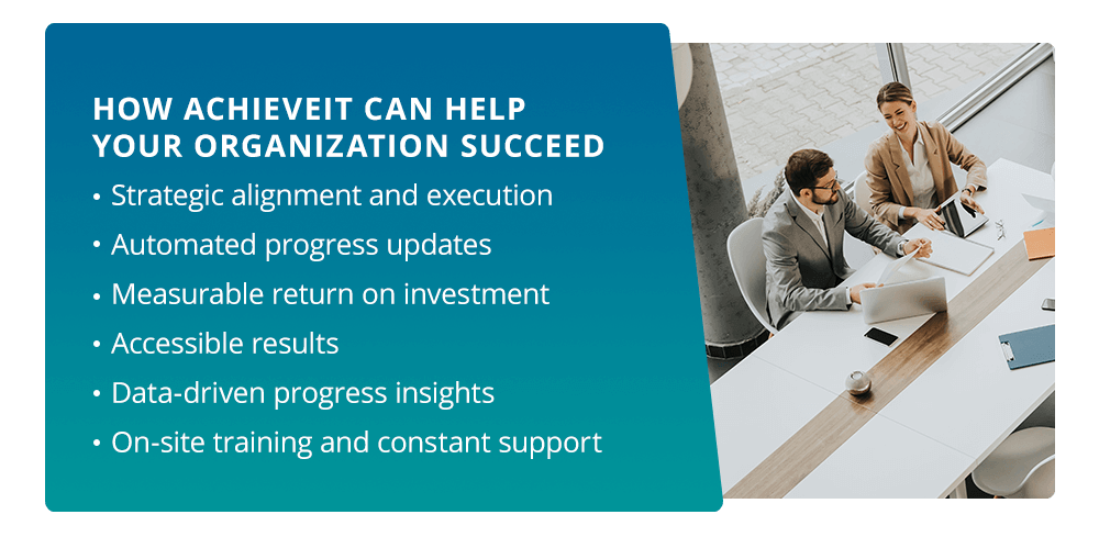 How AchieveIt Can Help Your Organization Succeed