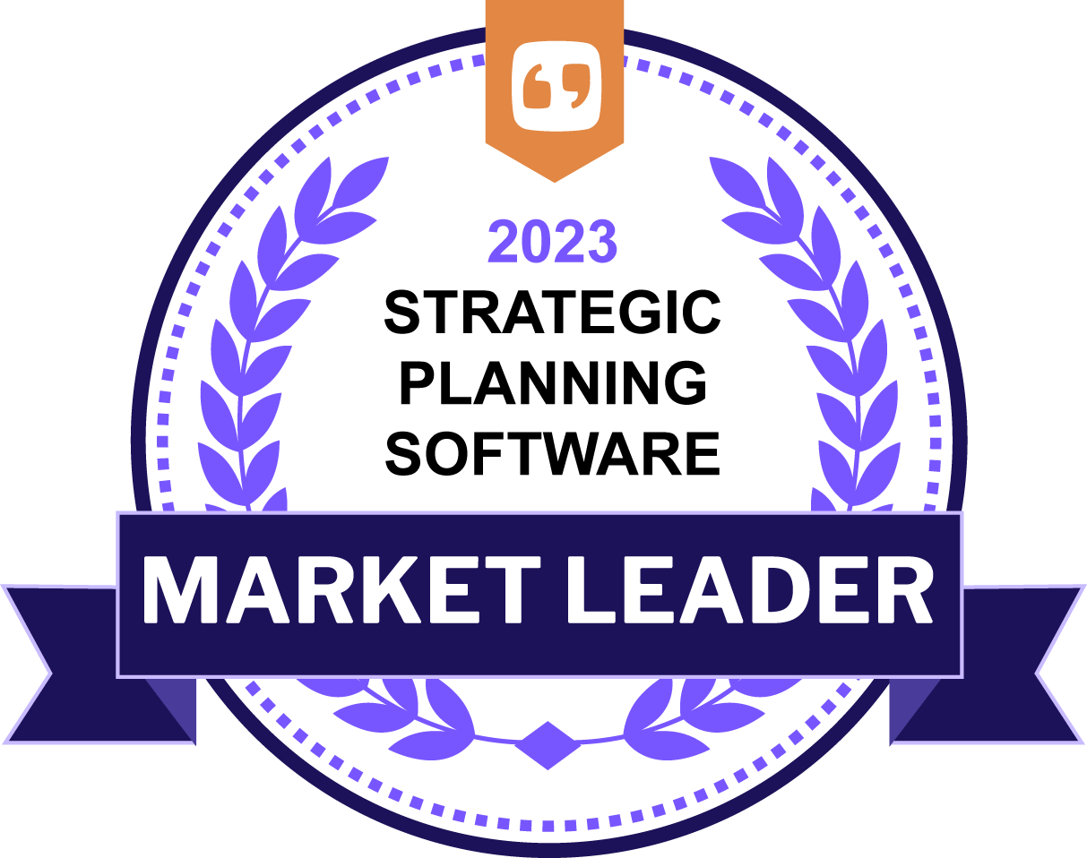 FeaturedCustomer Strategic Planning Software Market Leader Badge_AchieveIt