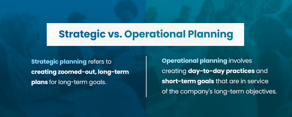Strategic vs. Operational Planning